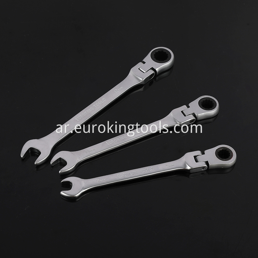 Metric 8-19 mm Flex Head Gear Wrench